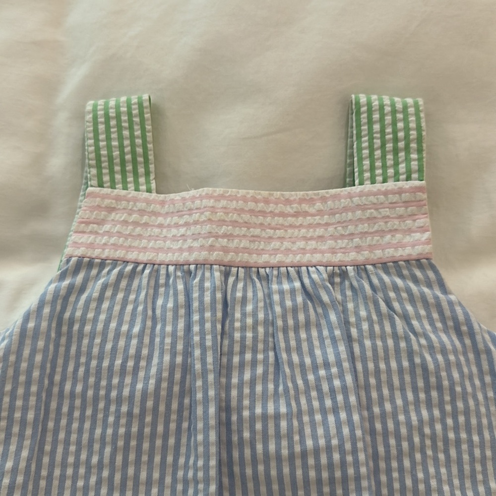 NWOT Florence Eiseman Pastel Seersucker Set Sz 18 mos - Picture 3 of 8